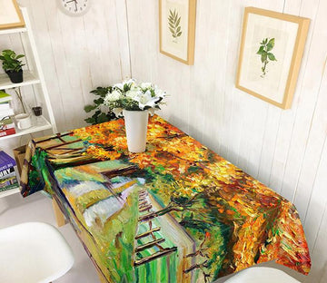 3D Oil Painting Trees 739 Tablecloths Wallpaper AJ Wallpaper 
