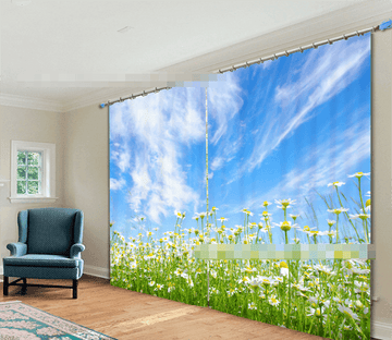 3D Lush Flowers 2189 Curtains Drapes Wallpaper AJ Wallpaper 