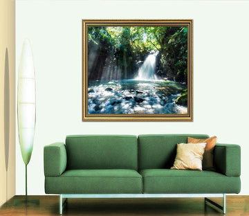 3D Sparkling Lake 195 Fake Framed Print Painting Wallpaper AJ Creativity Home 