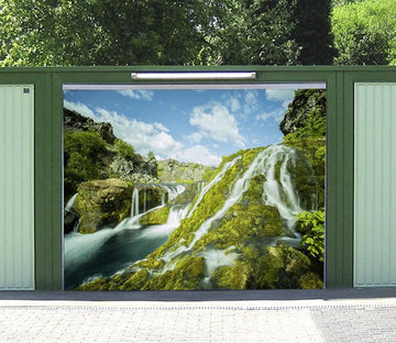 3D Mountain Rivers 250 Garage Door Mural Wallpaper AJ Wallpaper 