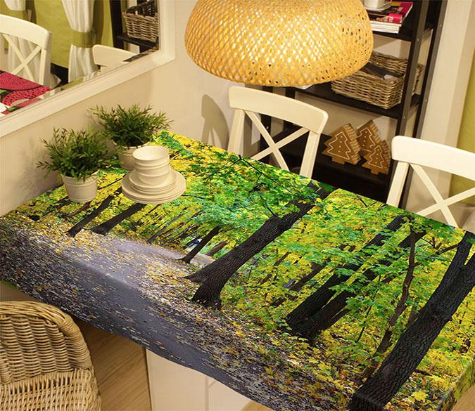 3D Forest Road 581 Tablecloths Wallpaper AJ Wallpaper 