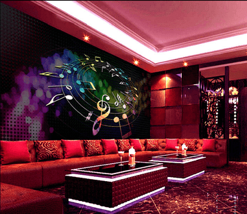 Musical Staff Circle Wallpaper AJ Wallpaper 2 