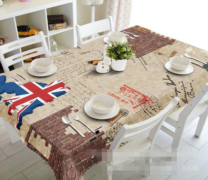 3D Postcard Pattern 921 Tablecloths Wallpaper AJ Wallpaper 