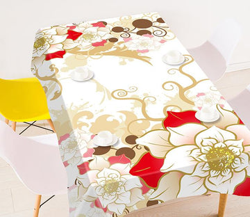 3D Flowers Vine 281 Tablecloths Wallpaper AJ Wallpaper 