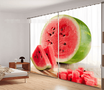 3D Watermelon 2159 Curtains Drapes Wallpaper AJ Wallpaper 