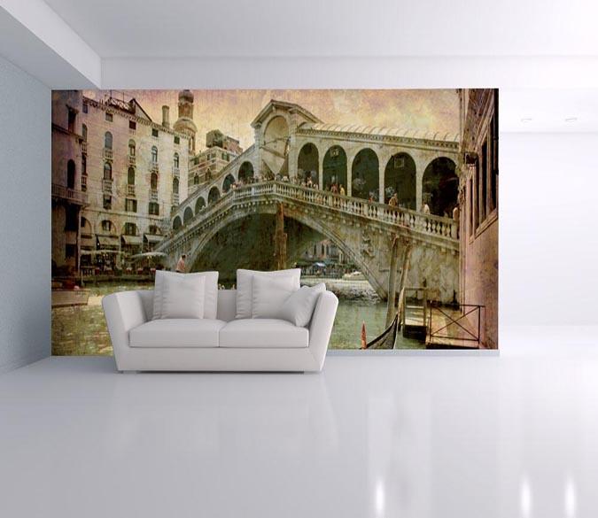 3D Bridge Hole 682 Wallpaper AJ Wallpaper 