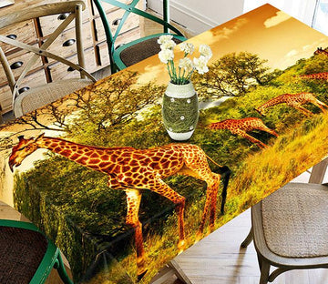 3D Giraffes 813 Tablecloths Wallpaper AJ Wallpaper 