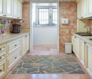 3D Stones Wall 554 Kitchen Mat Floor Mural Wallpaper AJ Wallpaper 