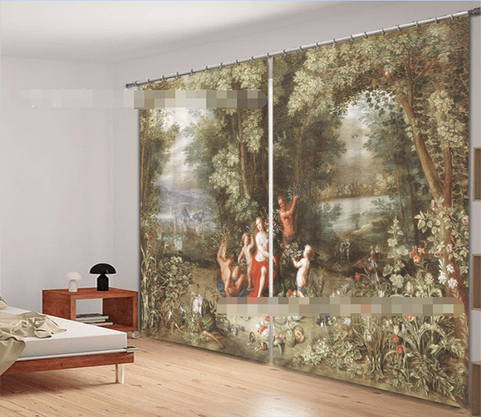 3D Ancients 921 Curtains Drapes Wallpaper AJ Wallpaper 
