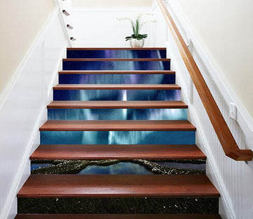3D Stars Sky Aurora 1264 Stair Risers Wallpaper AJ Wallpaper 