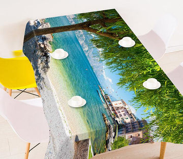 3D Lakeside Willow 672 Tablecloths Wallpaper AJ Wallpaper 