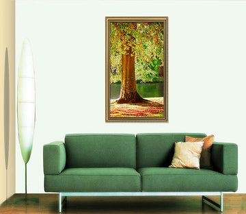 3D Big Tree 049 Fake Framed Print Painting Wallpaper AJ Creativity Home 