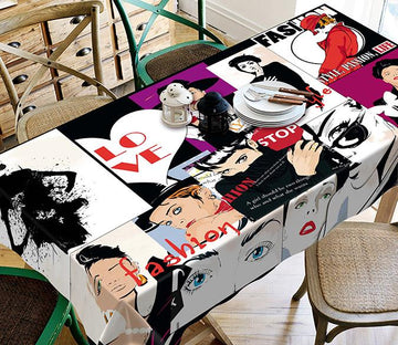 3D Fashion Women 552 Tablecloths Wallpaper AJ Wallpaper 