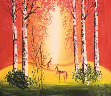 Forest Deer Wallpaper AJ Wallpaper 