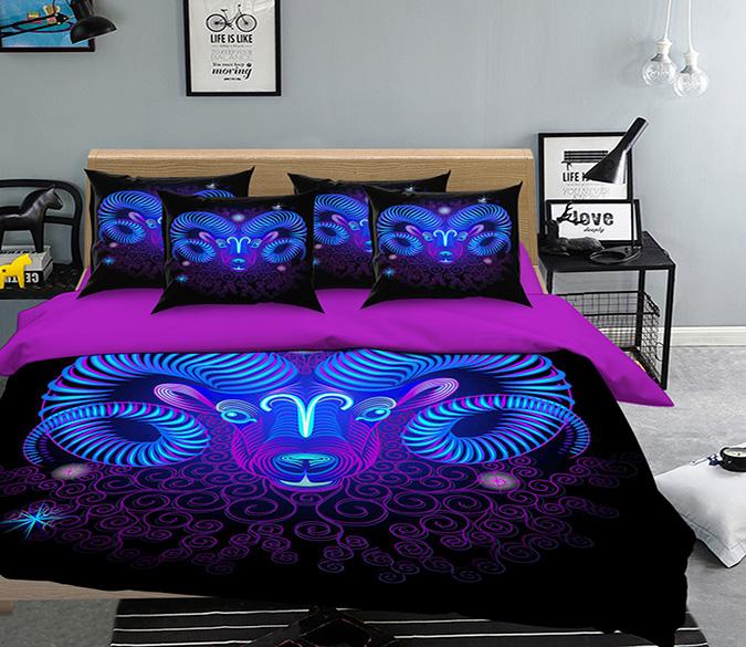 3D Aries 304 Bed Pillowcases Quilt Wallpaper AJ Wallpaper 
