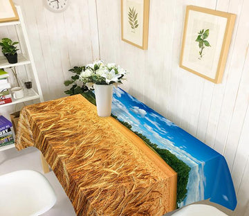 3D Vast Wheat Field 421 Tablecloths Wallpaper AJ Wallpaper 