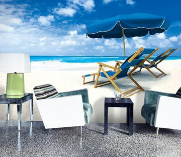 Beach Chairs Wallpaper AJ Wallpaper 