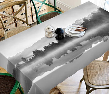 3D Misty Lake 189 Tablecloths Wallpaper AJ Wallpaper 