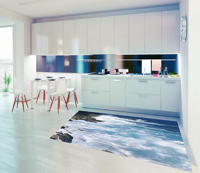 3D Sea Scenery 032 Kitchen Mat Floor Mural Wallpaper AJ Wallpaper 