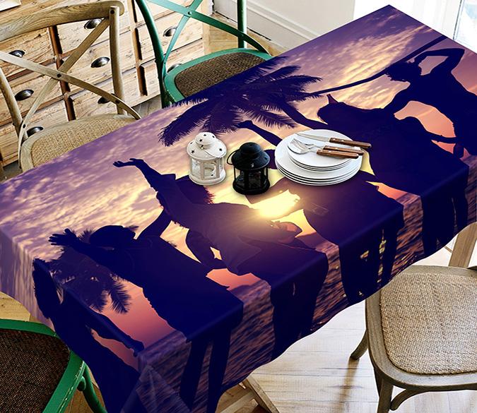 3D Seaside Carnival 352 Tablecloths Wallpaper AJ Wallpaper 