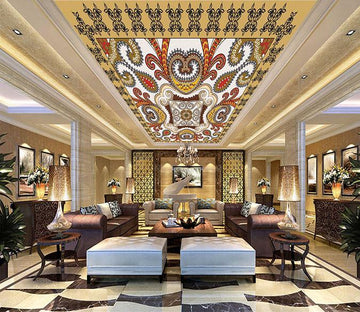 Vintage Metal Patterns Wallpaper AJ Wallpaper 