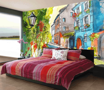 Colorful Houses Wallpaper AJ Wallpaper 2 