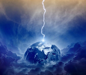 Lightning Strong Scene Wallpaper AJ Wallpaper 