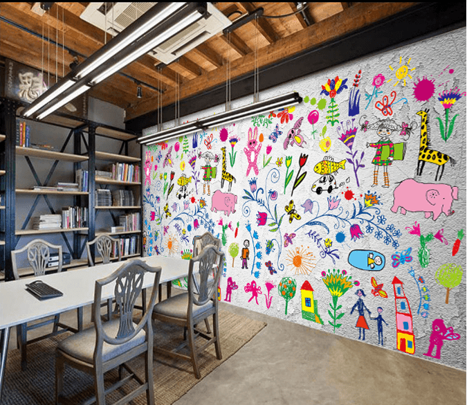 Lovely Graffiti Patterns Wallpaper AJ Wallpaper 