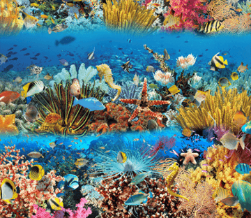3D Colorful Sea Floor Mural Wallpaper AJ Wallpaper 2 