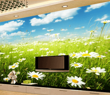 Wildflowers Bed Wallpaper AJ Wallpaper 