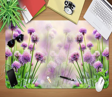 3D Purple Flowers 1 Desk Mat Mat AJ Creativity Home 