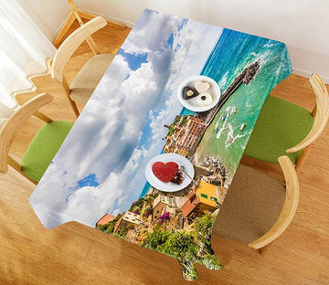 3D Italy Cinque Terre Island 790 Tablecloths Wallpaper AJ Wallpaper 