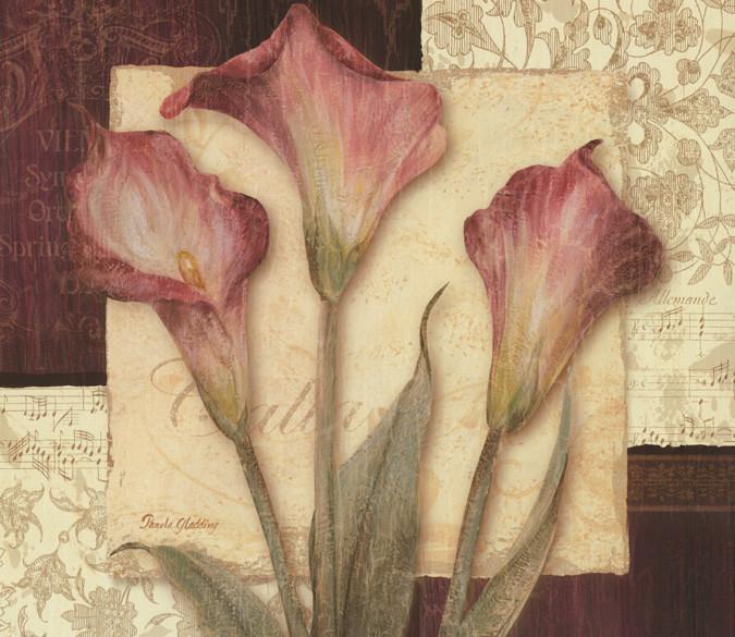 Three Flowers Wallpaper AJ Wallpaper 