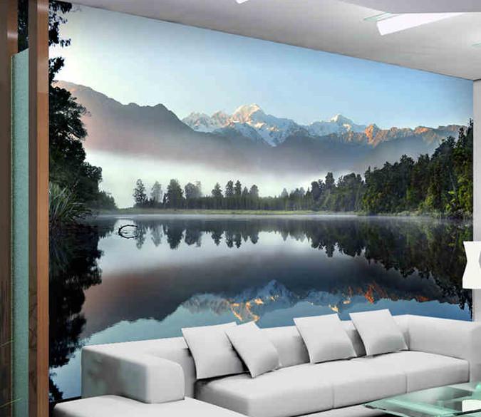 Snowy Mountains Lake Wallpaper AJ Wallpaper 