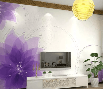 Purple Blossoms 3 Wallpaper AJ Wallpaper 