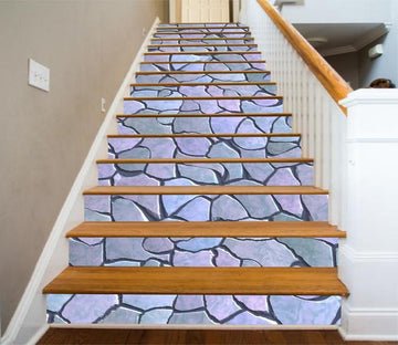 3D Ground Stones 1326 Stair Risers Wallpaper AJ Wallpaper 