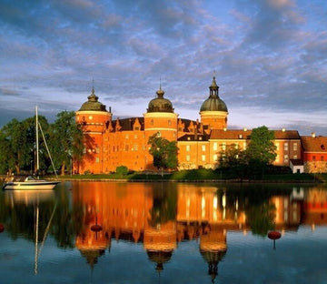 Orange Houses Wallpaper AJ Wallpapers 