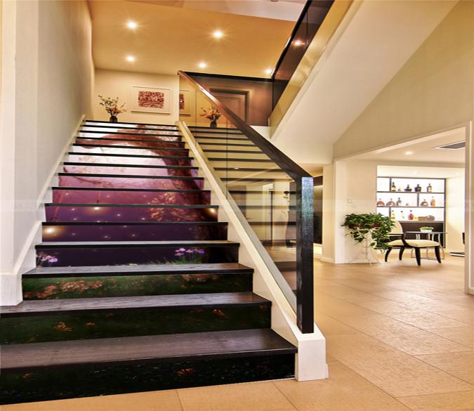 3D Beautiful Tree 41 Stair Risers Wallpaper AJ Wallpaper 