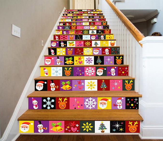 3D Lovely Pattern 1679 Stair Risers Wallpaper AJ Wallpaper 