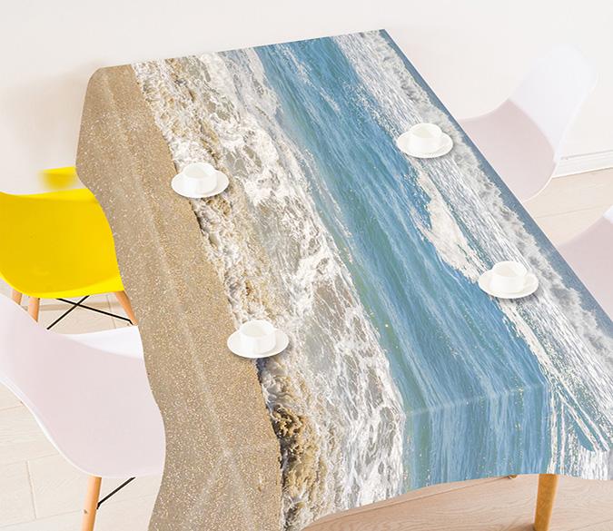 3D Shining Sand Beach 751 Tablecloths Wallpaper AJ Wallpaper 