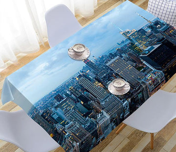 3D Dusk New York Lights 429 Tablecloths Wallpaper AJ Wallpaper 