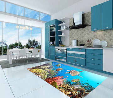 3D Ocean World 13 Kitchen Mat Floor Mural Wallpaper AJ Wallpaper 