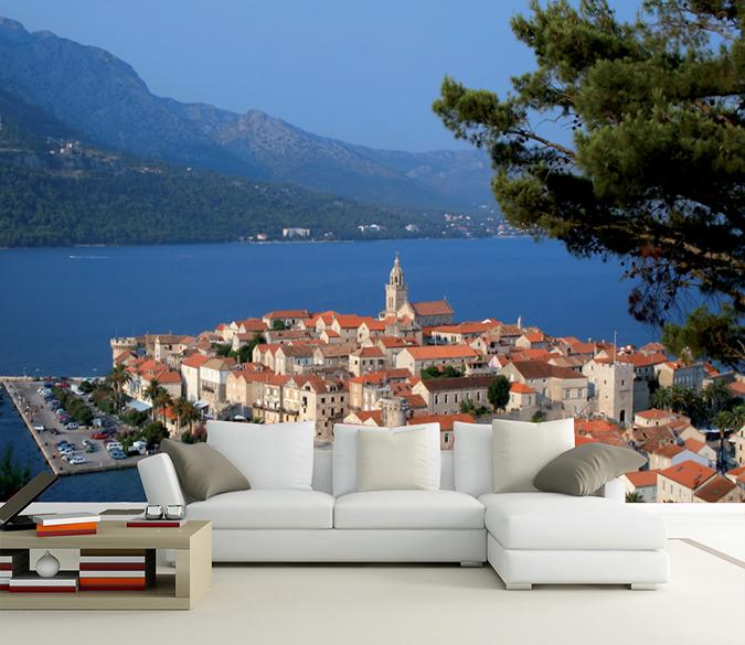 3D Small Town 642 Wallpaper AJ Wallpaper 