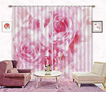 3D Shining Flowers 147 Curtains Drapes Wallpaper AJ Wallpaper 
