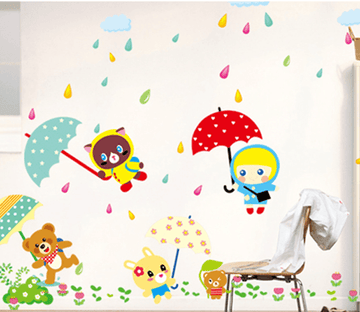 3D Umbrella Child 145 Wallpaper AJ Wallpaper 