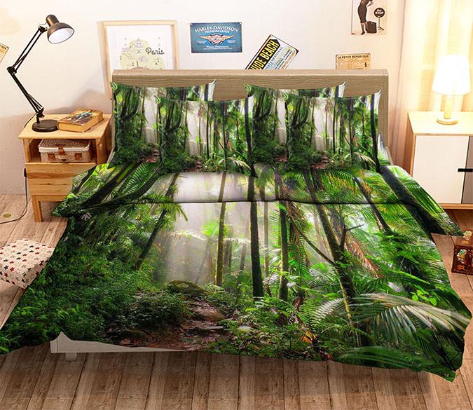 3D Rainforest 26 Bed Pillowcases Quilt Wallpaper AJ Wallpaper 
