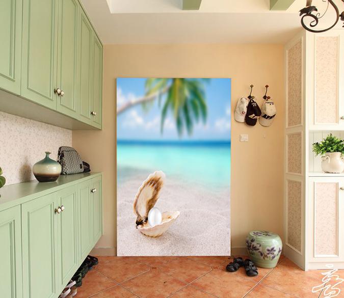 3D Shell Pearl 622 Wallpaper AJ Wallpaper 