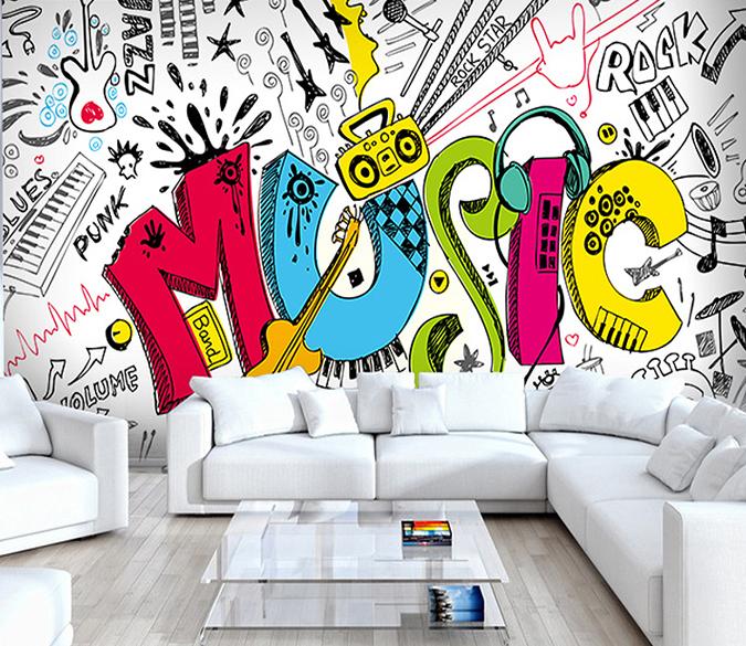 3D Musical Instrument 105 Wallpaper AJ Wallpaper 