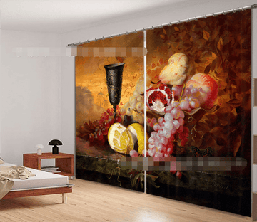3D Fruits 914 Curtains Drapes Wallpaper AJ Wallpaper 