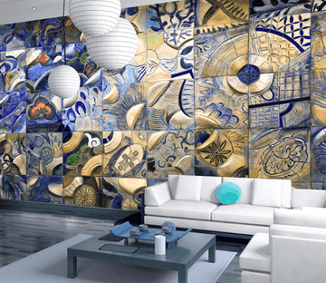 Metal Carvings Wallpaper AJ Wallpaper 